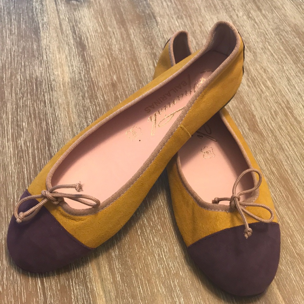 Spanish Bailarinas Flats, premium leather size 9!